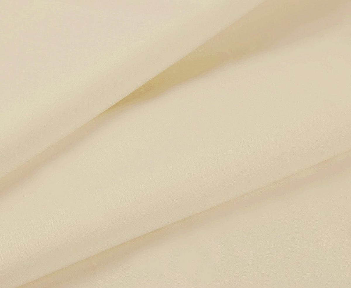 1000TC Ultra Soft Bed Sheet Set | Queen Size | Yellow Cream | Flat & Fitted