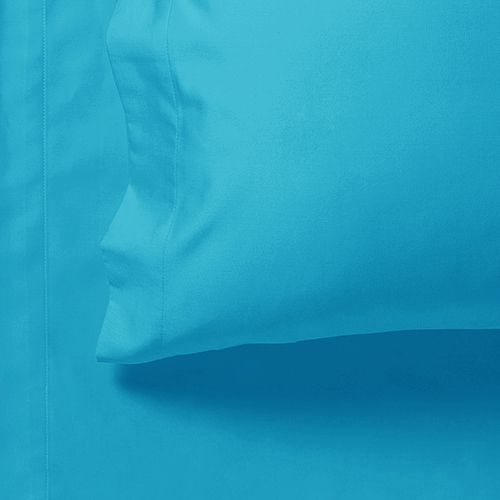 1000TC Ultra Soft Bed Sheet Set | Queen Size | Light Blue | Flat & Fitted