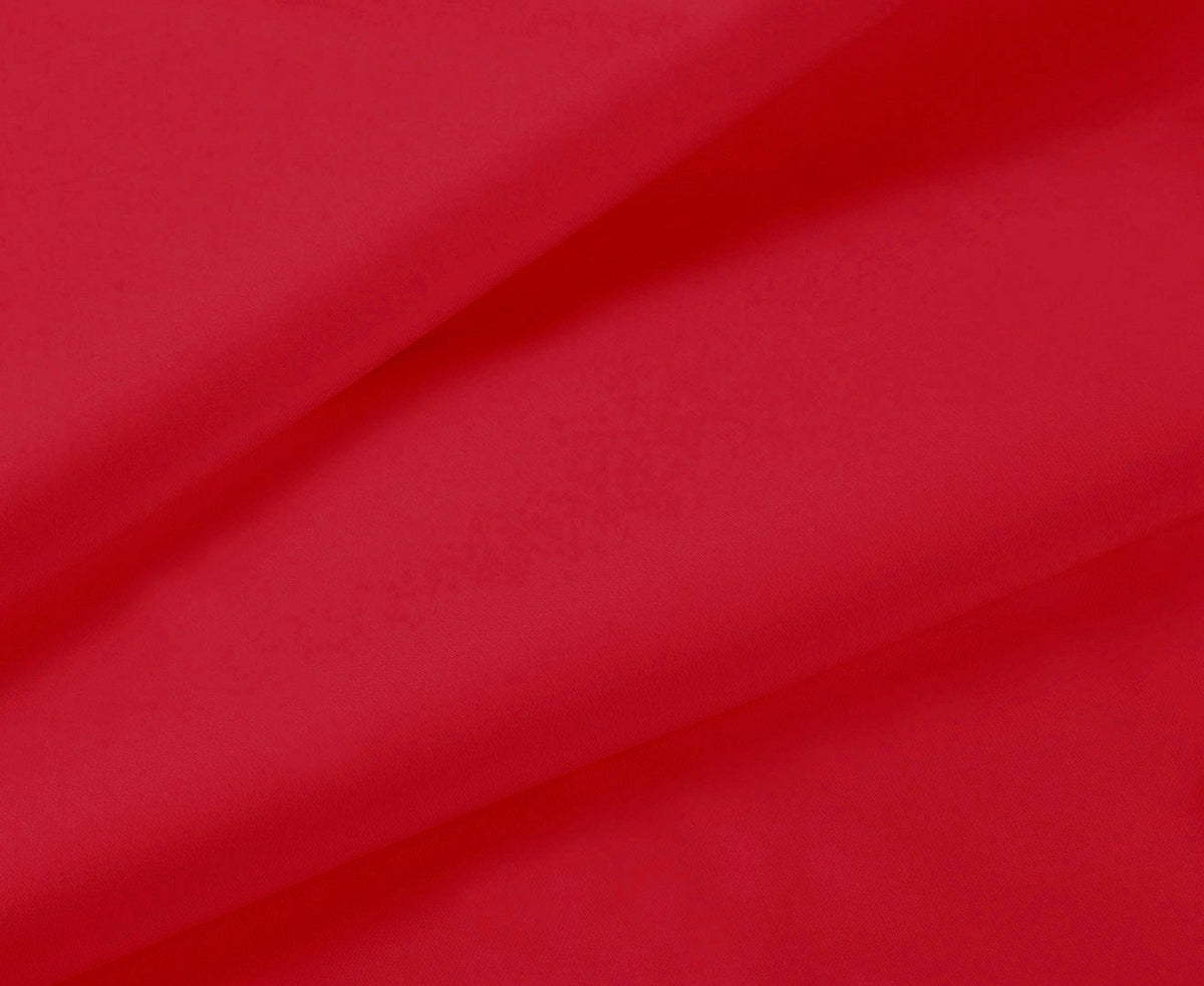 1000TC Ultra Soft Fitted Sheet & Pillowcase Set | Single Size | Red