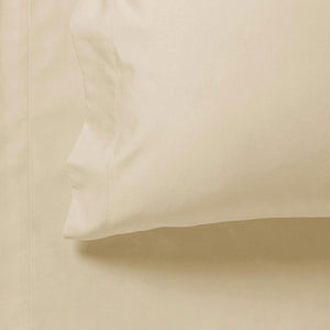 1000TC Ultra Soft Fitted Sheet & 2 Pillowcases Set | Super King Size | Beige