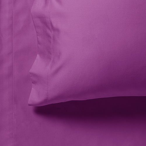 1000TC Ultra Soft Bed Sheet Set | Super King Size | Purple | Flat & Fitted