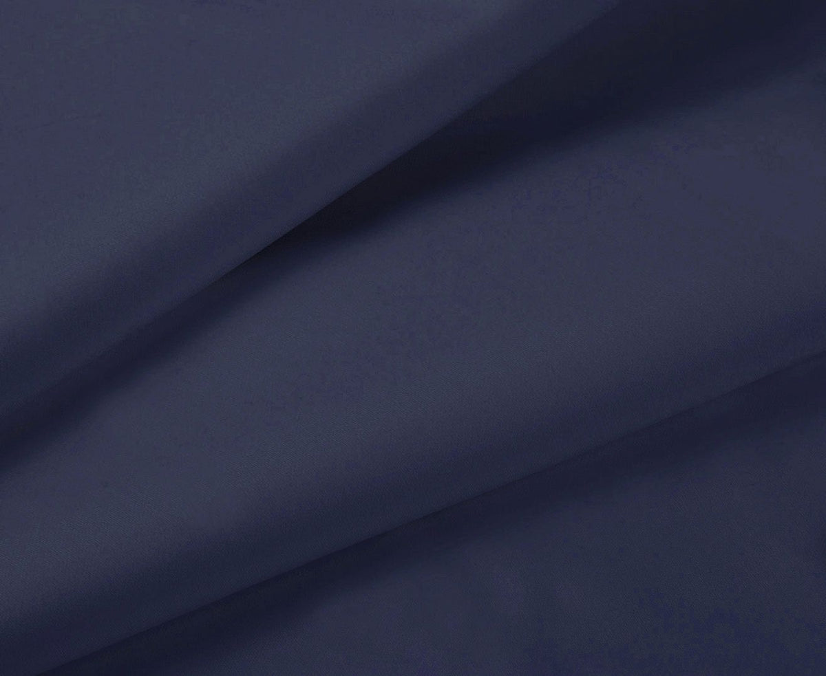 1000TC Ultra Soft Bed Sheet Set | Super King Size | Midnight Blue | Flat & Fitted