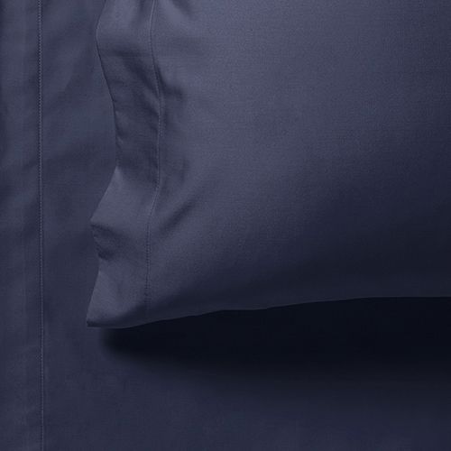 1000TC Ultra Soft Bed Sheet Set | Super King Size | Midnight Blue | Flat & Fitted