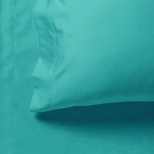 1000TC Ultra Soft Bed Sheet Set | Single Size | Teal | Flat & Fitted