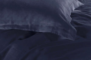 1000TC Tailored | King Size | Quilt/Duvet Cover Set | Midnight Blue