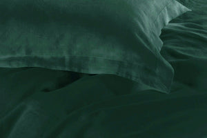 1000TC Tailored | King Size | Quilt/Duvet Cover Set | Dark Green