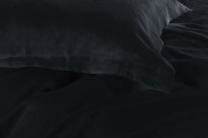 1000TC | Tailored | King Size | Black | Duvet Quilt Cover Set