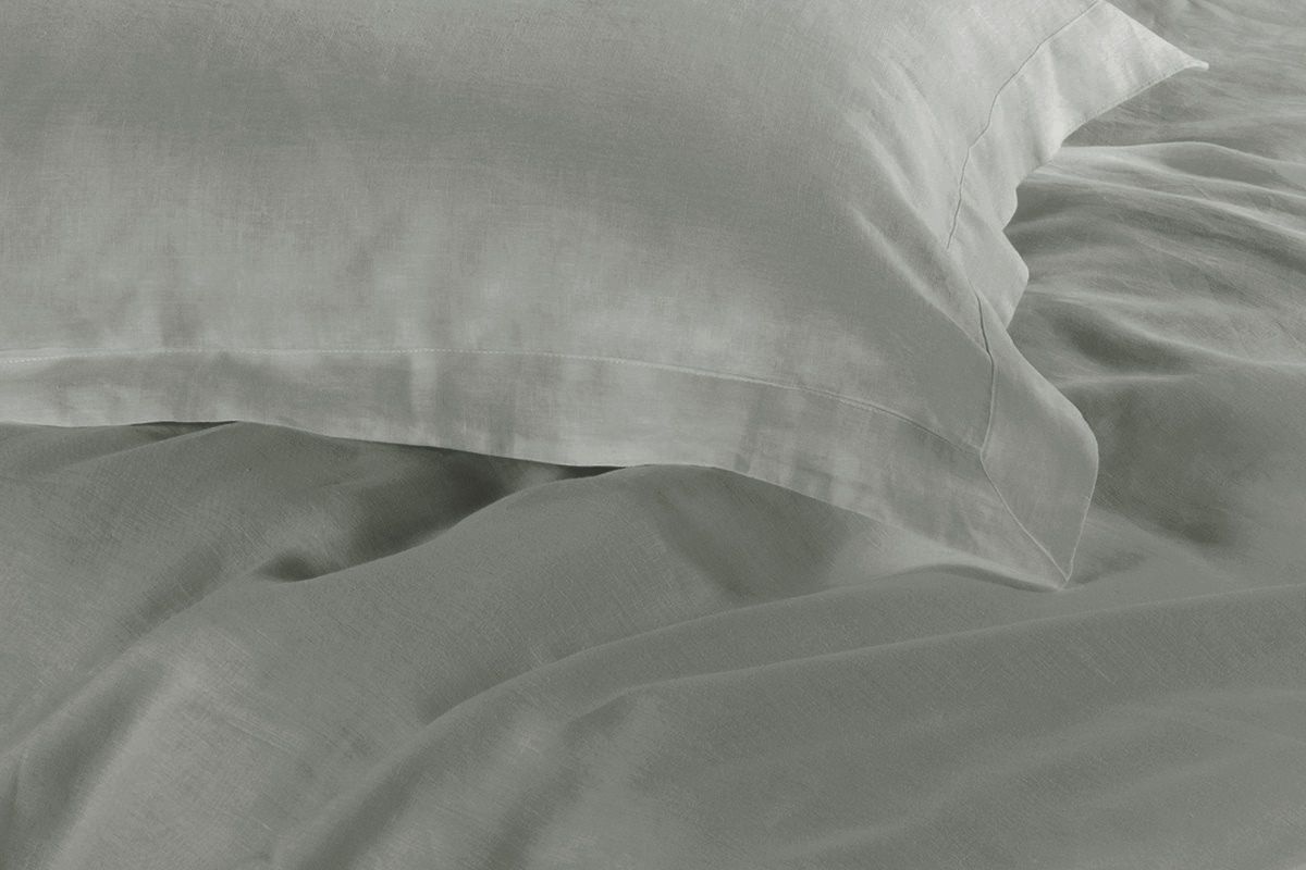 1000TC | Tailored | King Single Size | Grey | Duvet Quilt Cover Set