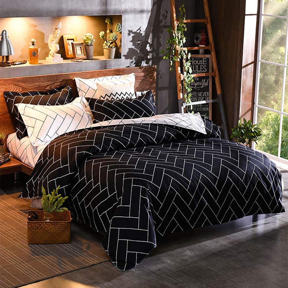 Black & White | King Size | Duvet Quilt Cover Set
