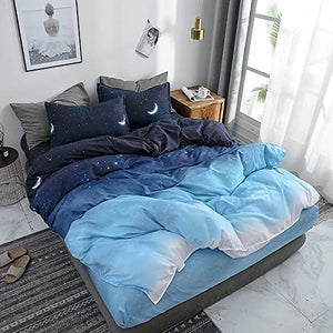 Night Blue | King Size | Duvet Quilt Cover Set