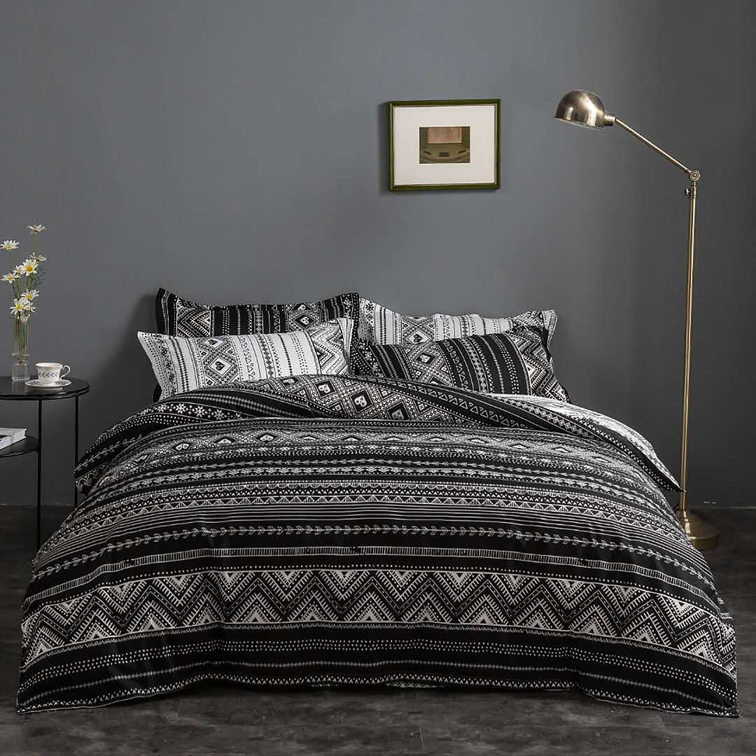 Hugo | Reversible | King Size | Duvet Quilt Cover Set