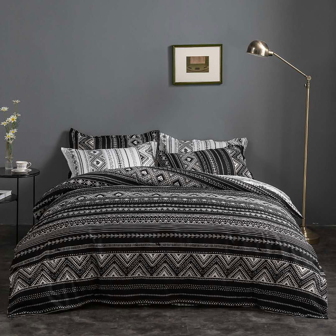 Tugo Reversible | King Size | Quilt/Duvet Cover Set