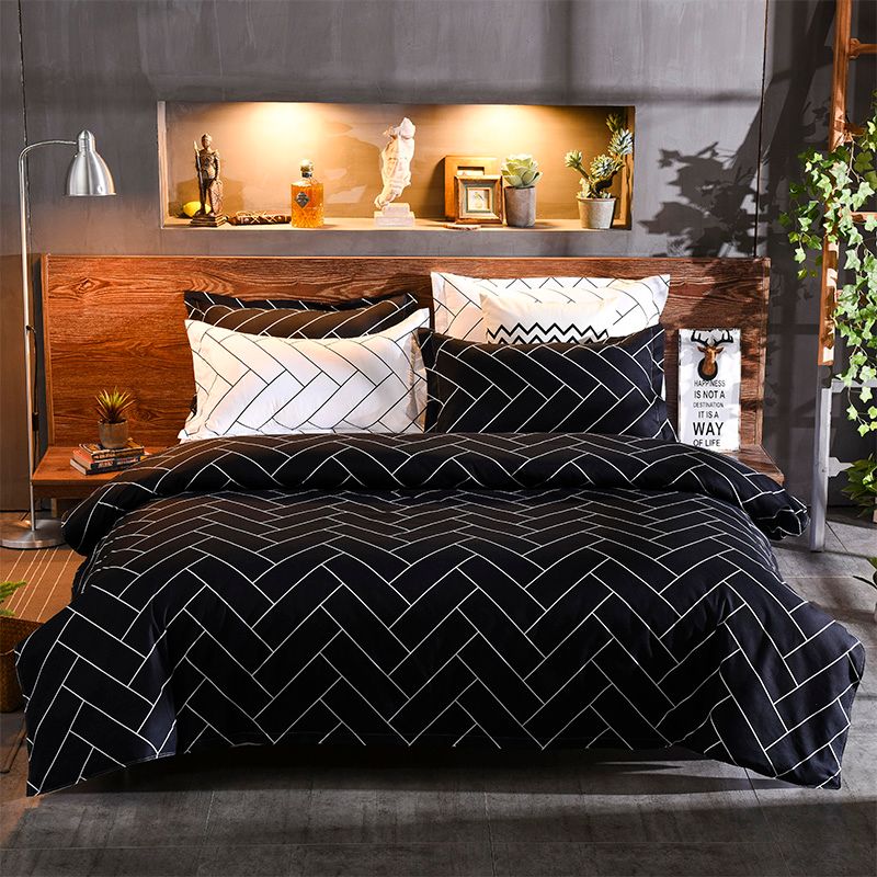 Black & White | Queen Size | Duvet Quilt Cover Set