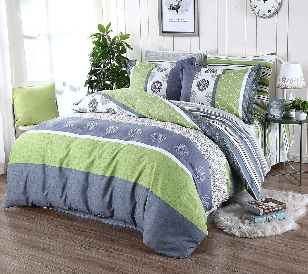 Dexter | Super King Size | Duvet Quilt Cover Set