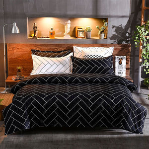 Black & White | Super King Size | Duvet Quilt Cover Set