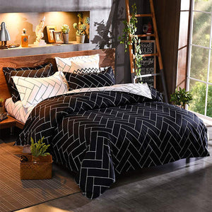 Black & White | Super King Size | Duvet Quilt Cover Set