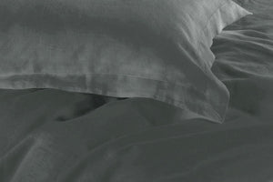 1000TC Tailored | Queen Size | Quilt/Duvet Cover Set | Charcoal