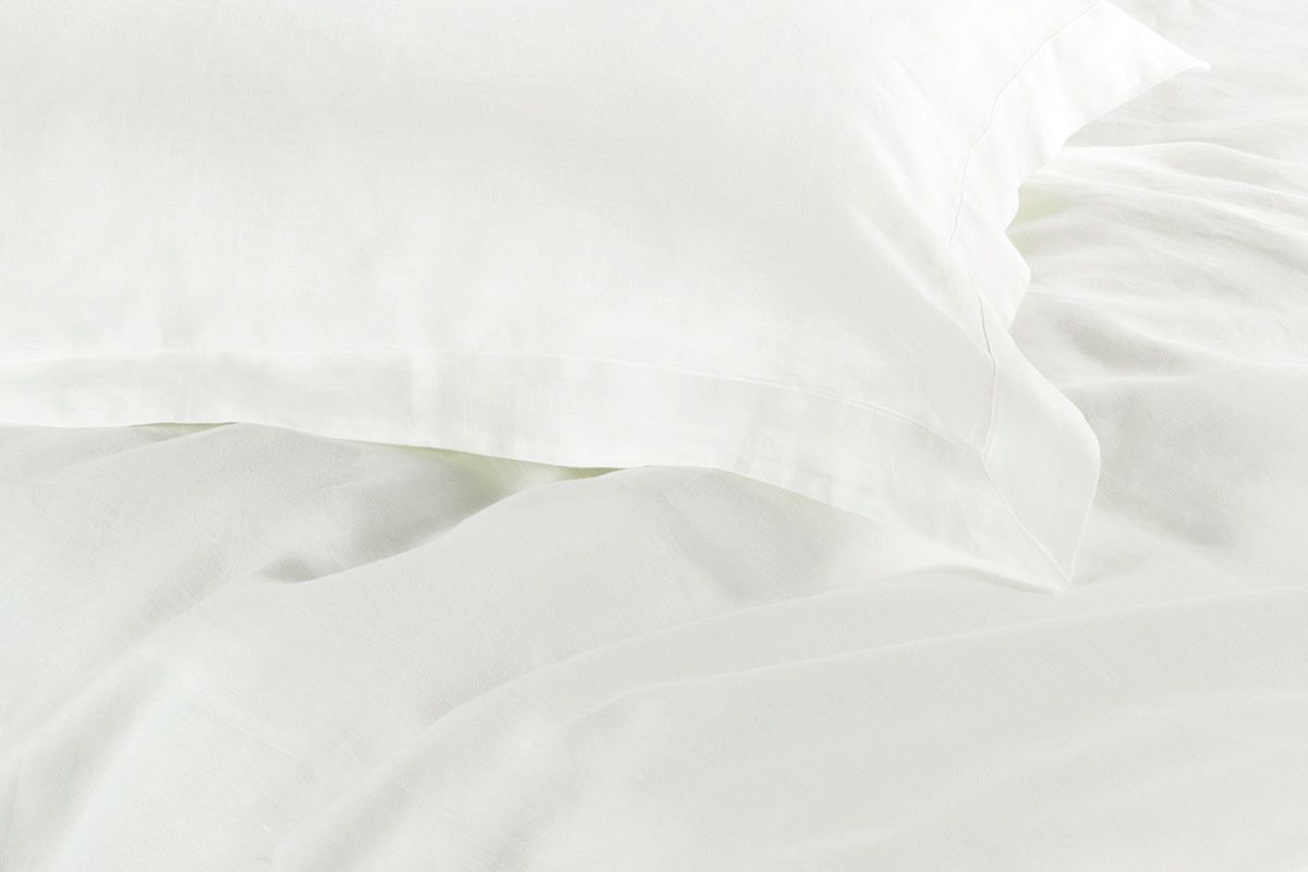 1000TC | Tailored | Single Size | White | Duvet Quilt Cover Set