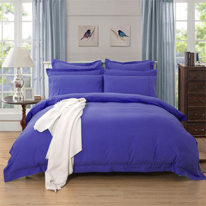 1000TC | Tailored | Super King Size | Royal Blue | Duvet Quilt Cover Set