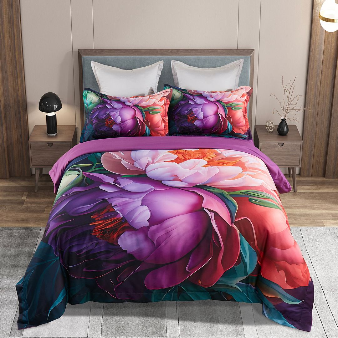 Kaie Floral Quilt Cover Set | King Size
