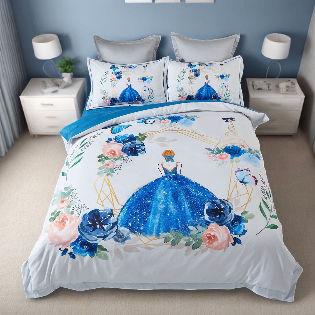Princess Kids Quilt Cover Set | King Single Size