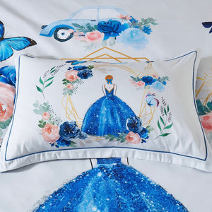 Princess Kids Quilt Cover Set | King Single Size