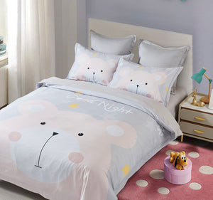 Bear Kids Quilt Cover Set | Single Size