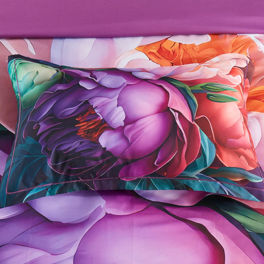 Kaie Floral Quilt Cover Set | Super King Size