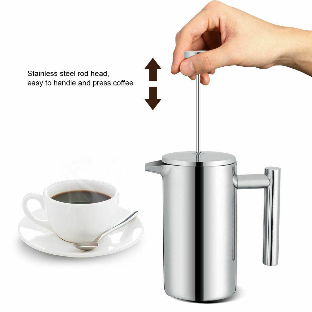 French Press Coffee Maker | 1000ml | Stylish & Durable
