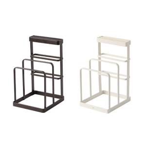 Knife & Chopping Board Shelf Stand | White