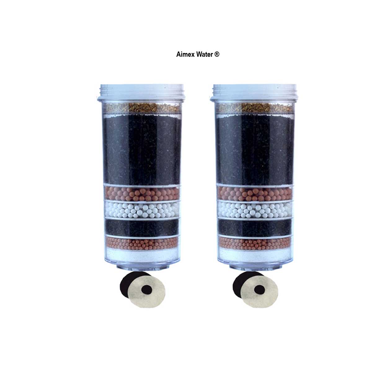 Aimex 8 Stage Water Filter Cartridge | Replacement | 2 Pack