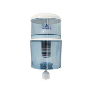 Filtered Bottle with Maifan Stone | Fits Open-Top Water Coolers | Purification System