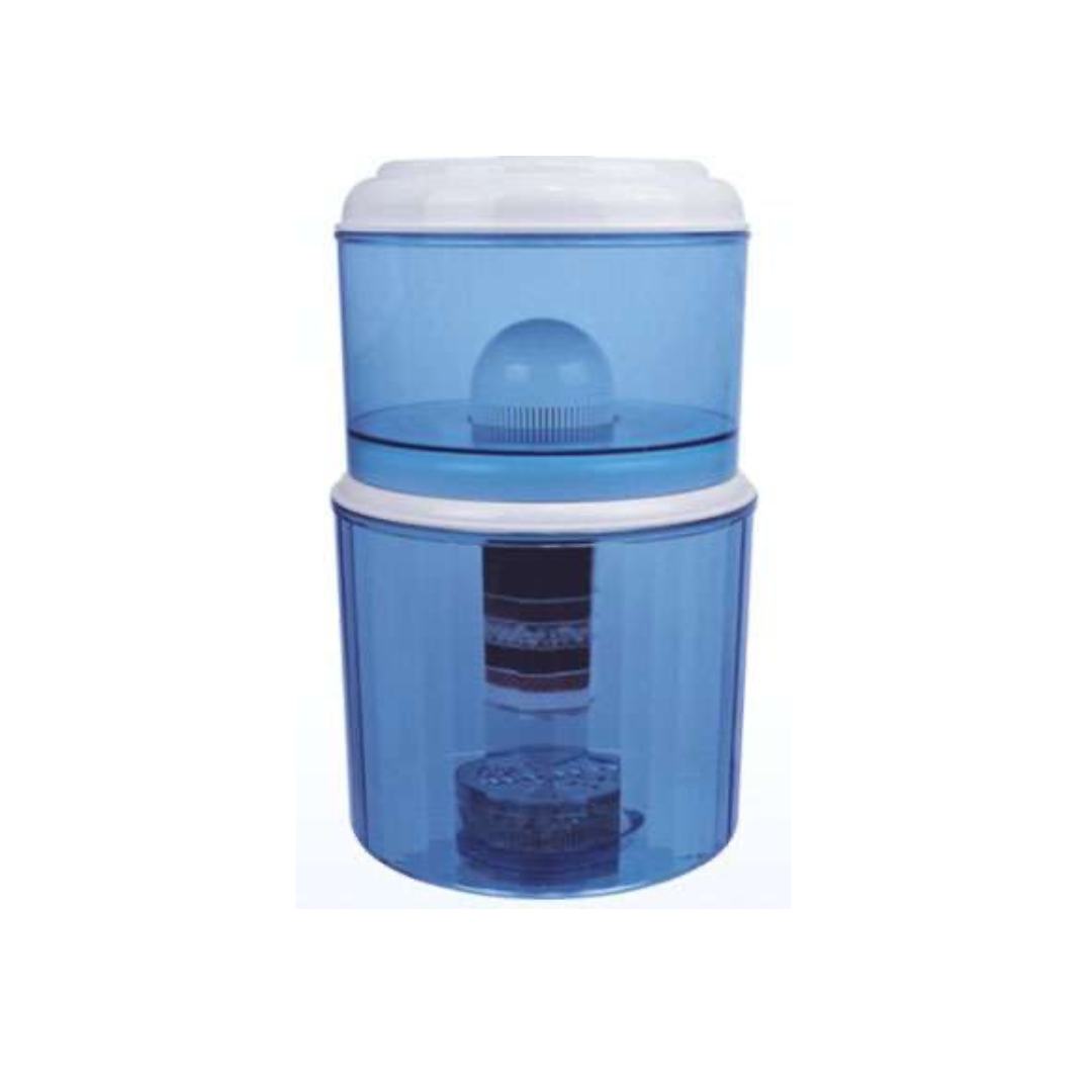 Filtered Bottle with Maifan Stone | Fits Open-Top Water Coolers | Purification System