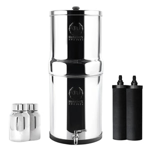 Phoenix Stainless Steel 6L with Fluoride & Smart Carbon Filter | Stainless Steel Stand