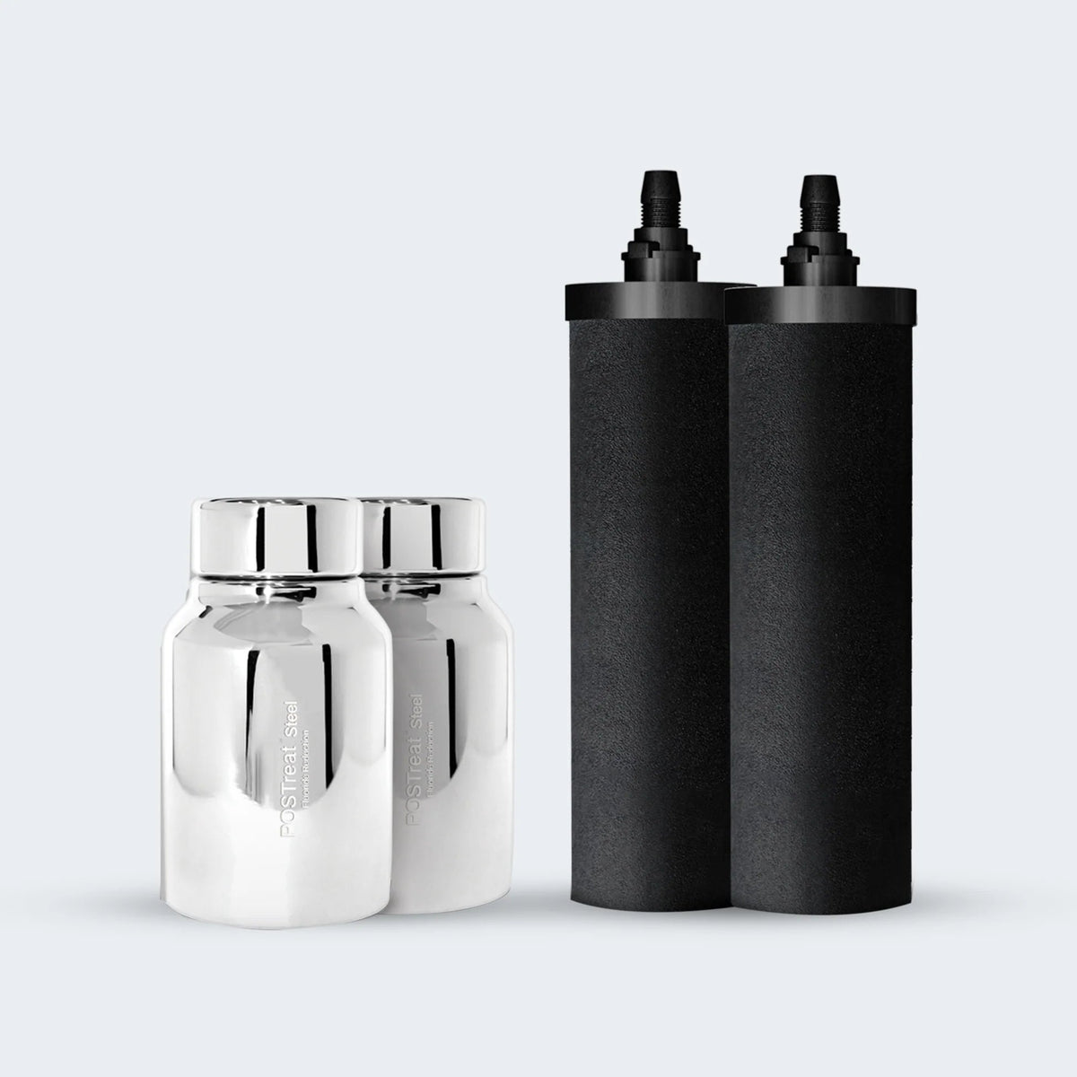 Phoenix 8L Stainless Steel Gravity Water Filter | POSTreat Fluoride Cartridges