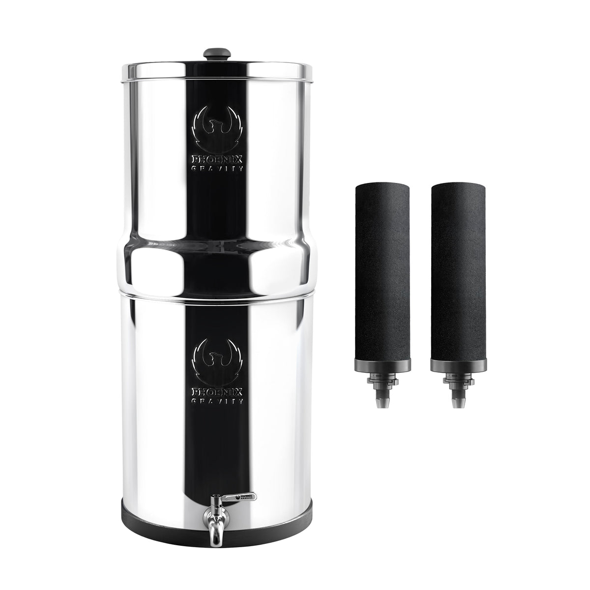 The Phoenix Gravity Water Filter | Stainless Steel 304 | 12L