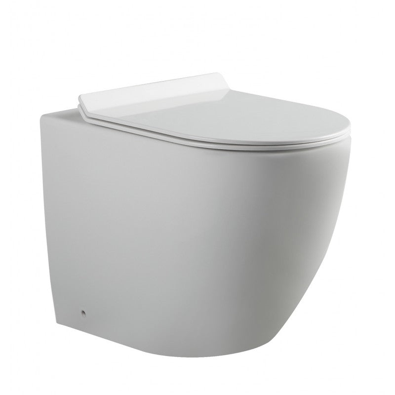 Alexander-R Rimless Back to Wall Floor Pan | Modern Toilet Suite