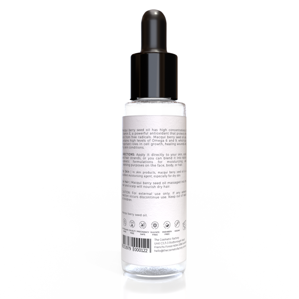 MACQUI BERRY SEED OIL | Anti-Oxidant Rich | 30ML