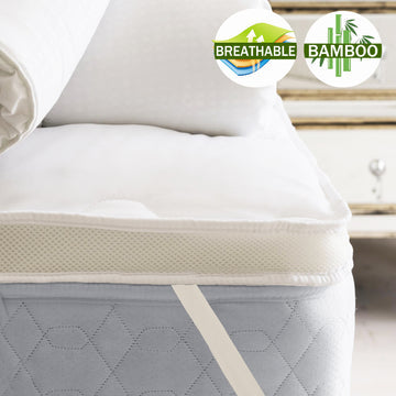Airmax Bamboo Mattress Topper | 1000gsm | Queen Size