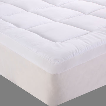 Bamboo Cotton Fitted Mattress Topper | Single Size | Soft & Breathable