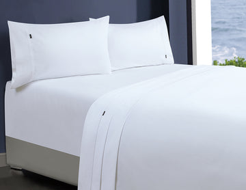 1000TC Egyptian Cotton 1 Fitted Sheet & 2 Pillowcases | Mega King | White