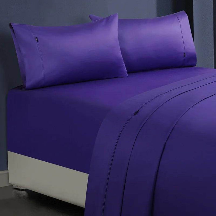 1000TC Egyptian Cotton Sheet Set | 1 Queen | Violet