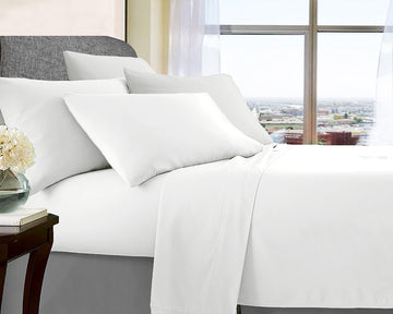 Ultra Soft Microfibre Sheet Set | Double | White