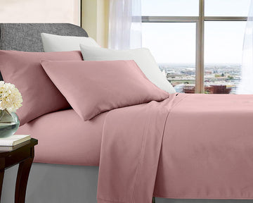 Ultra Soft Microfibre Sheet Set | King | Rose Gold