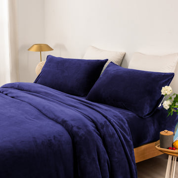 Thermal Microplush Sheet Set | Queen | Midnight