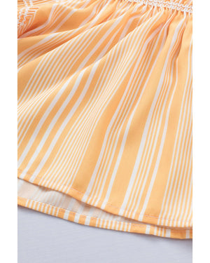 Azura Exchange Smocked Flowy Blouse - M