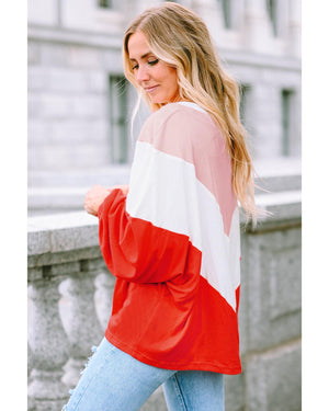 Azura Exchange Chevron Knit Top - L