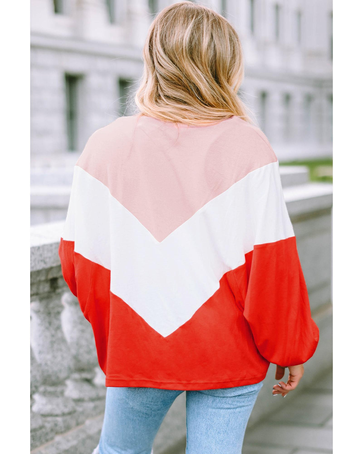 Azura Exchange Chevron Knit Top - M