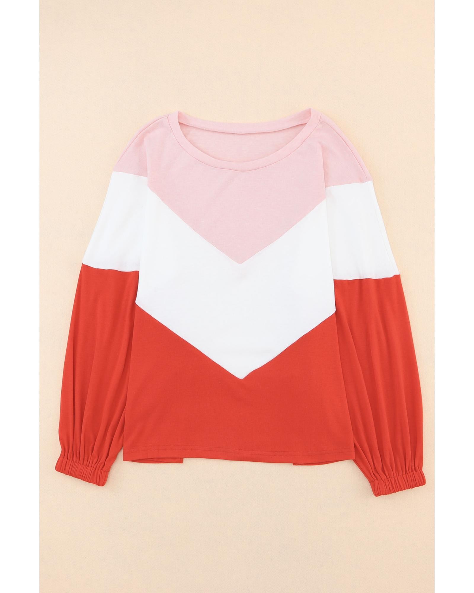 Azura Exchange Chevron Knit Top - XL