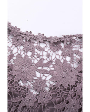 Azura Exchange Lace Button Top - 4XL